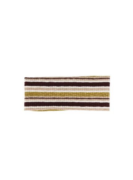 striped-knit-headband-cy513 / Light beige