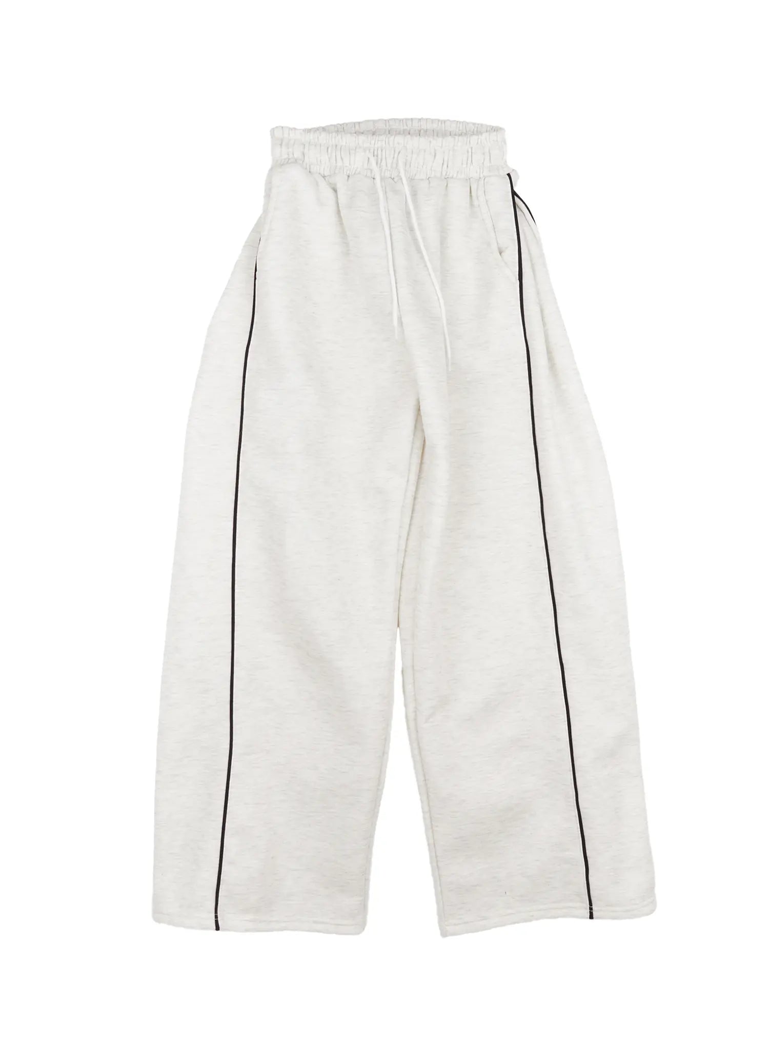 wide-leg-track-sweatpants-cn517 / Light beige