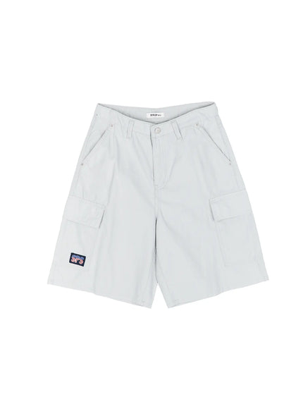 casual-cargo-bermuda-shorts-cy529 / Light gray