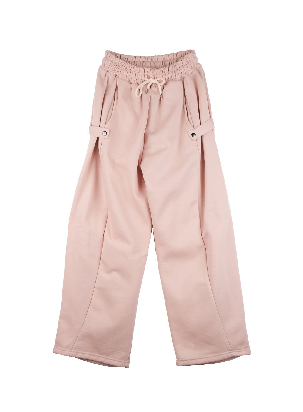 chic-button-detail-sweatpants-od412 / Light pink