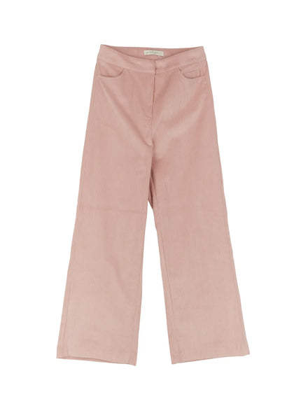 corduroy-wide-leg-pants-co524 / Pink