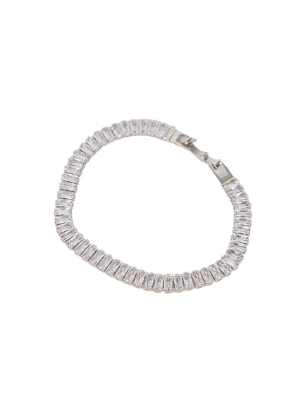 square-cubic-bracelet-cl530 / Silver