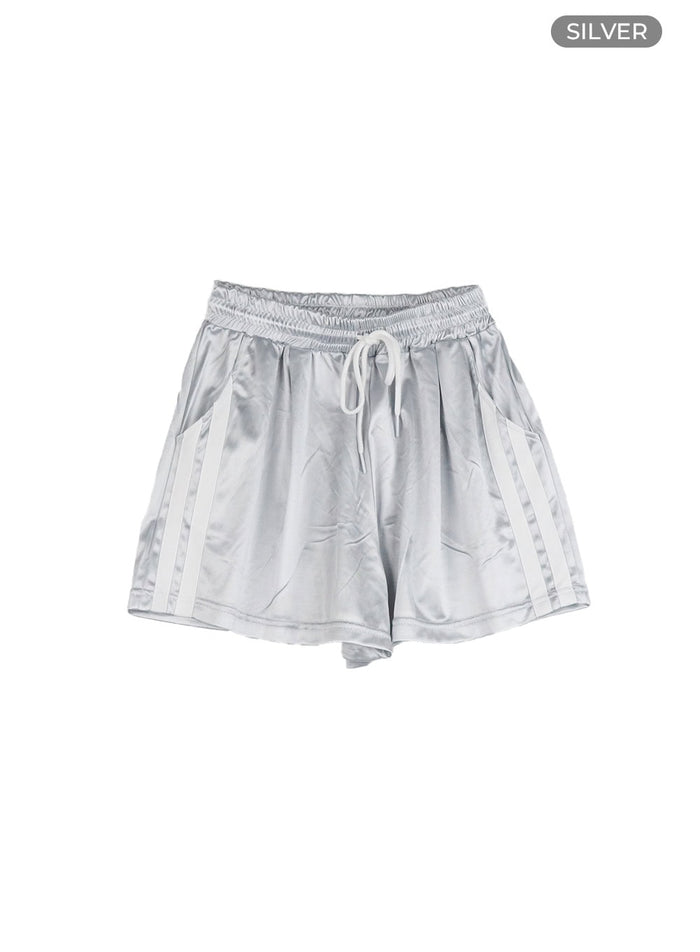 activewear-track-shorts-cu421 / Silver