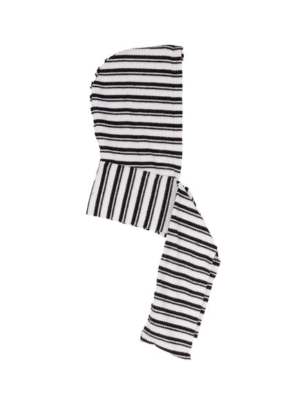 Casual Striped Hooded Muffler CJ512