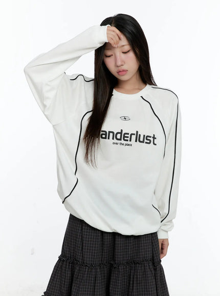 oversized-jersey-sweatshirt-cs517 / White