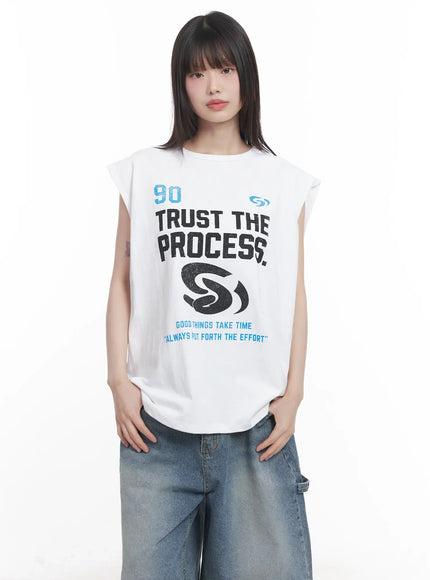 graphic-oversized-tank-top-cu518 / White