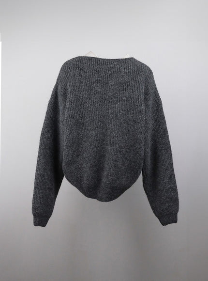 oversized-v-neck-solid-long-sleeve-sweater-oj411