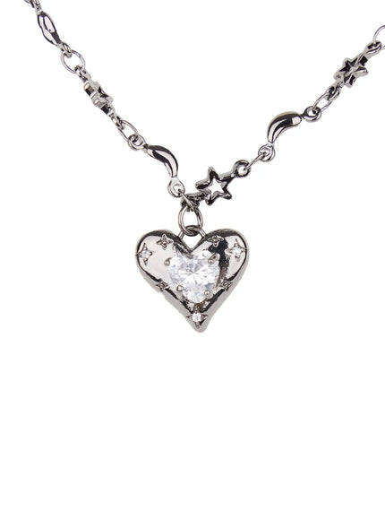 white-heart-necklace-cj523
