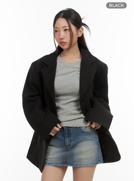 cozy-chic-oversize-blazer-co417 / Black