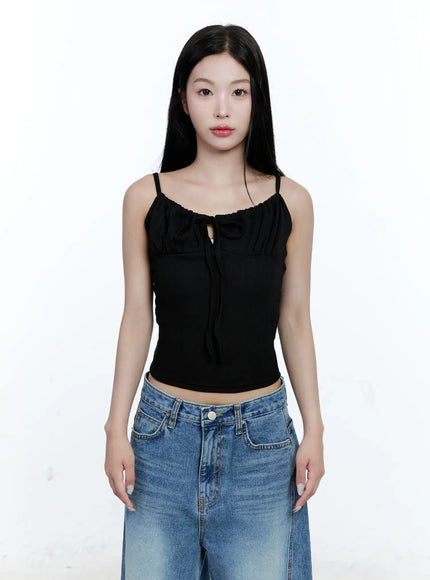 Ribbed Front-Tie Tank CG507