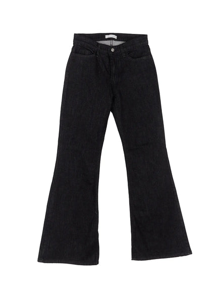 kinley-flare-jeans-cs502 / Black