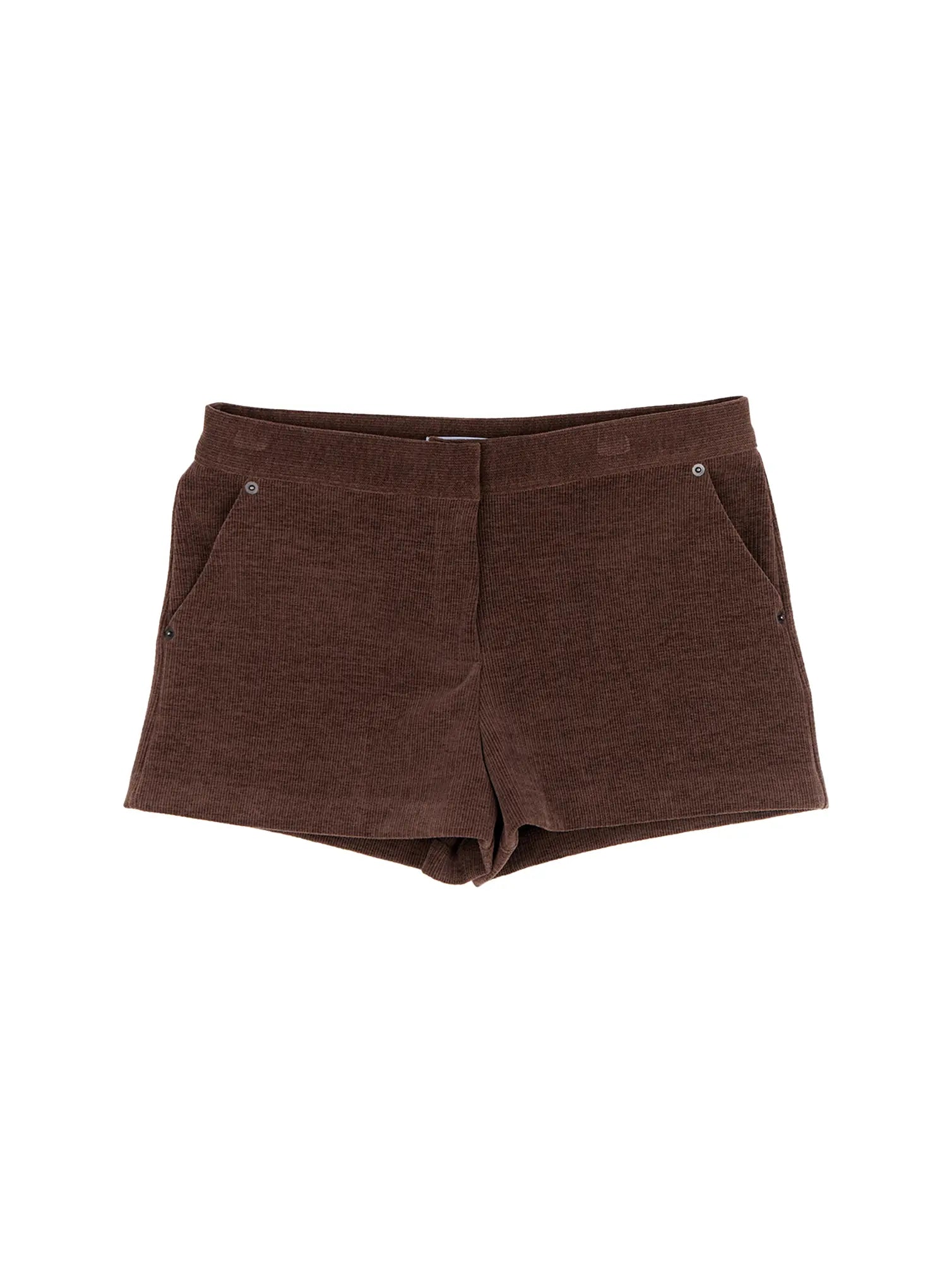 corduroy-shorts-cn510 / Brown