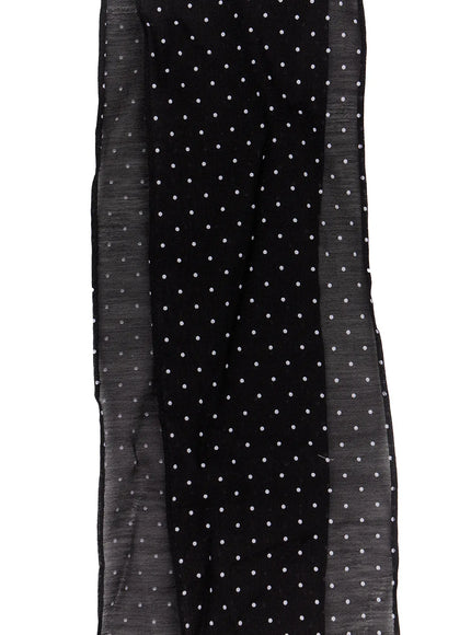 Sheer Polka Dot Skinny Scarf CS524