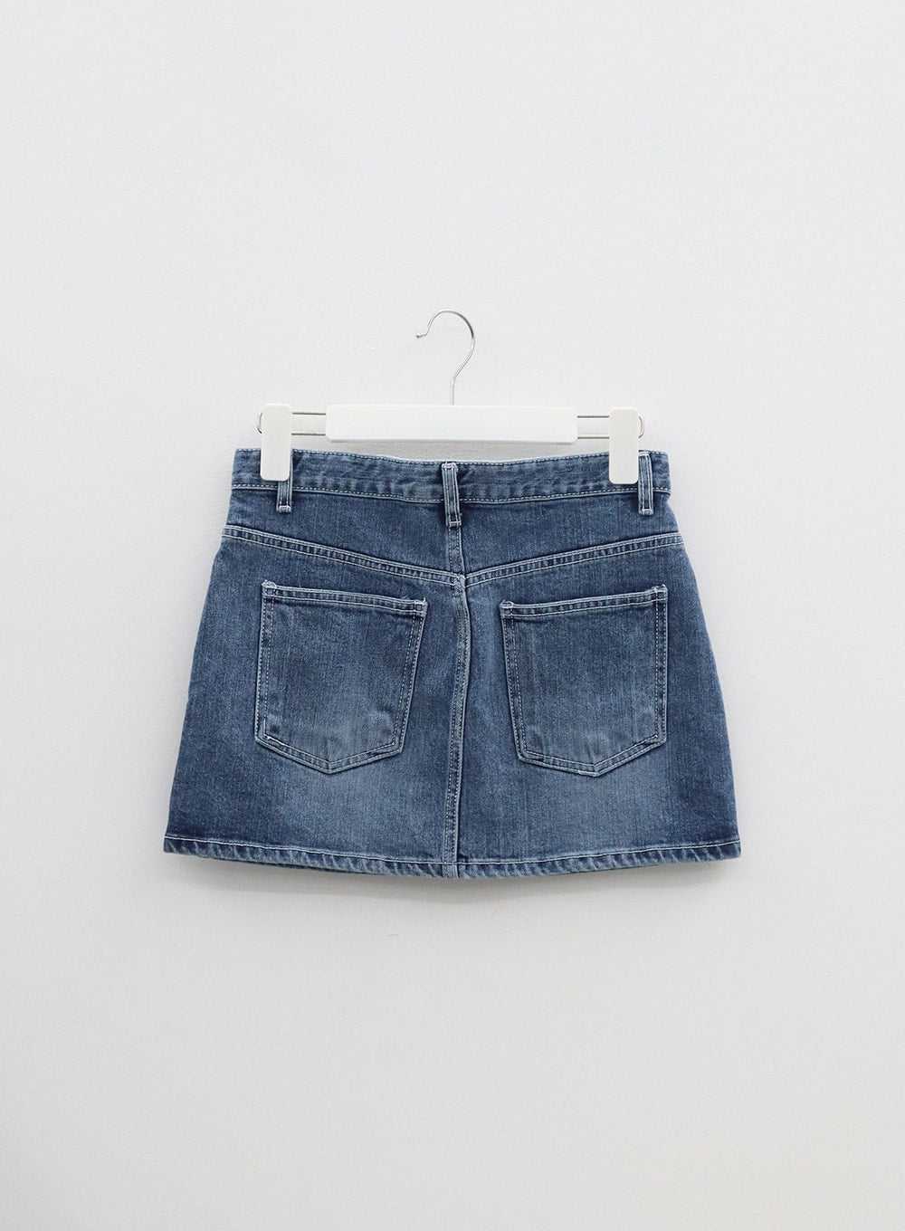 Mid-Rise Denim Mini Skirt OM303