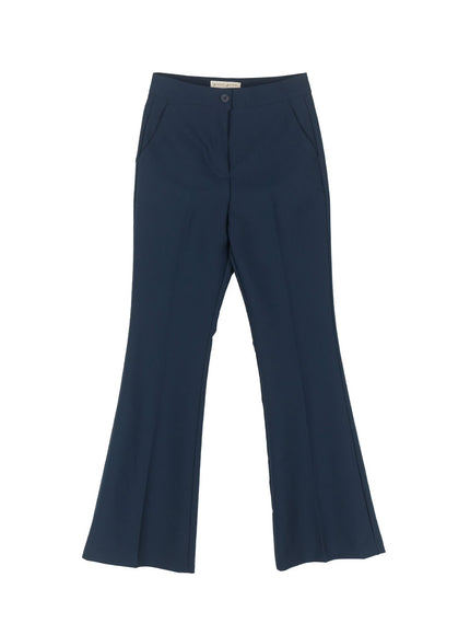 slim-fit-flared-trousers-cy519 / blue