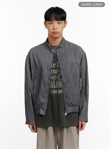 mens-classic-aviator-jacket-cl429 / Dark gray