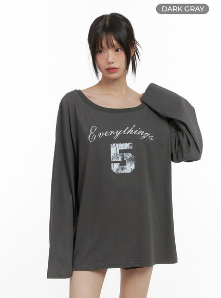 comfy-cotton-graphic-tee-cs412 / Dark gray