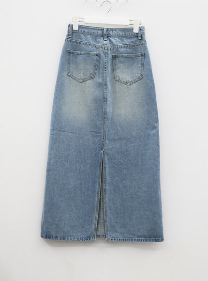 Denim Maxi Skirt CF324