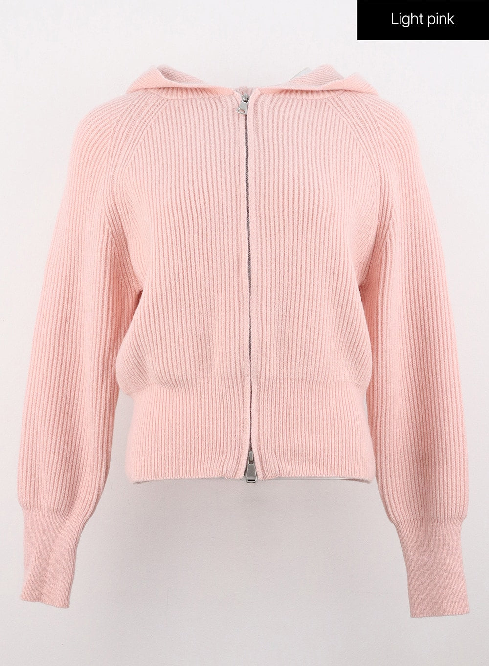 Ribbed zip up sweater deals