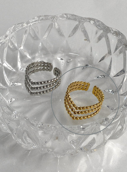 mozart-triple-point-ring-ia524 / Gold