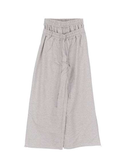 wide-leg-sweatpants-cm525 / Gray