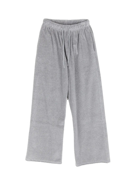 Wide Leg Velvet Track Pants CD508