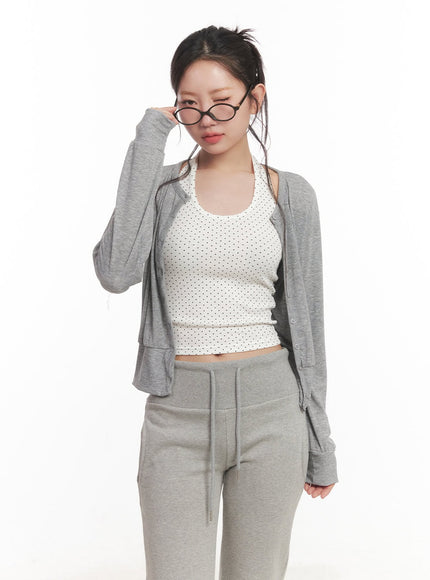 soft-touch-basic-cardigan-ca525 / Gray