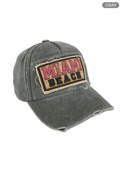 mens-vintage-graphic-hat-cl429 / Gray