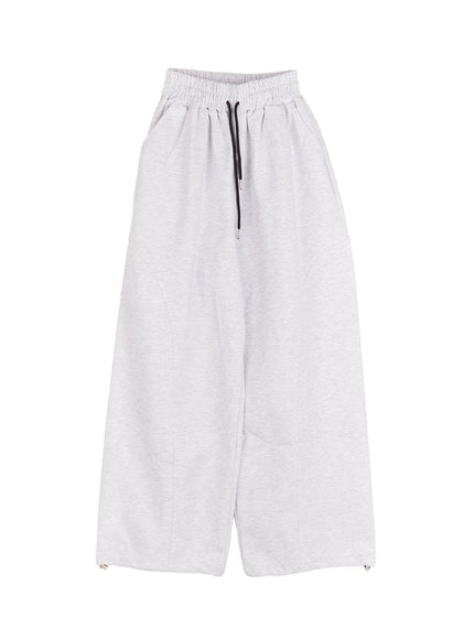 unisex-relaxed-fit-oversized-sweatpants-cm519 / Light gray