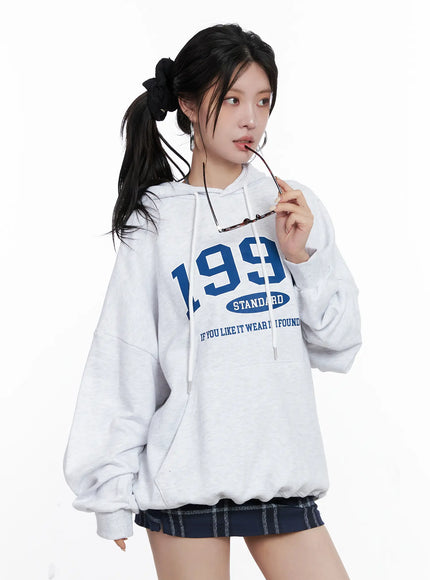 oversized-1992-graphic-hoodie-cs510 / Light gray