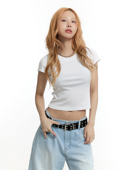 essential-cotton-crop-top-cy501 / White
