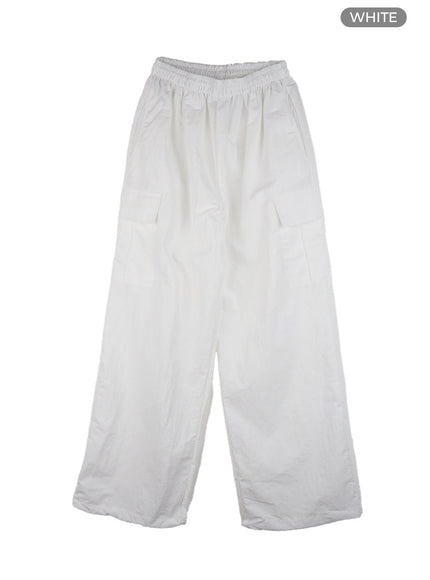 mens-cargo-nylon-pants-cl429 / White