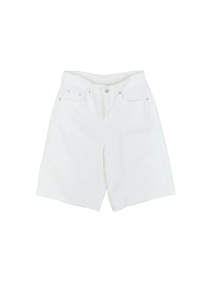 Wide-Leg Bermuda Shorts CG501