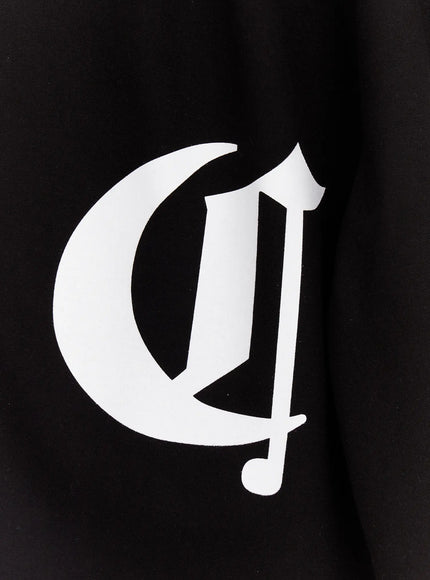 Gothic Lettering Oversized Shorts CA506