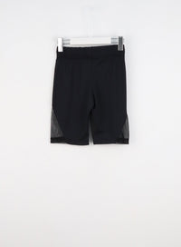 mesh-detail-biker-shorts-cl319