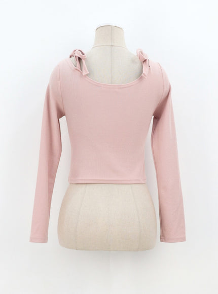 Ribbon Cropped Top CA306