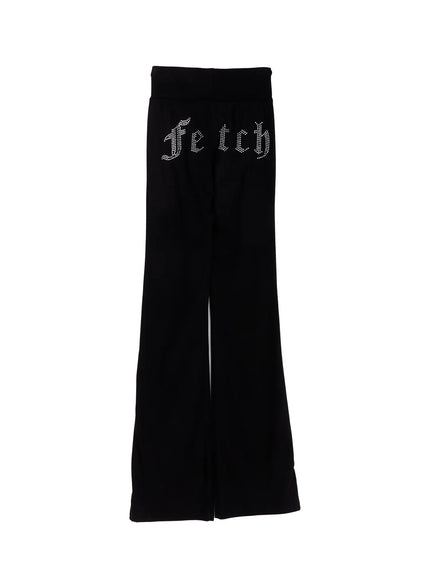 Graphic Bootcut Sweatpants CO515