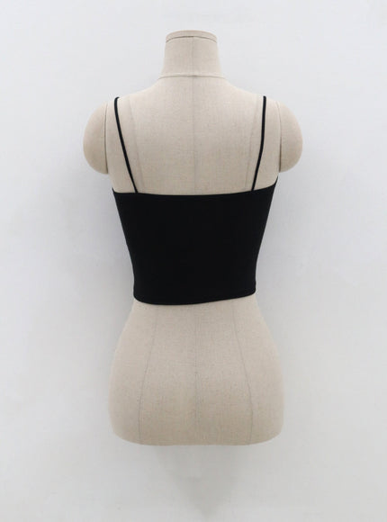 Thin Strap Top With Cups Inside CG10