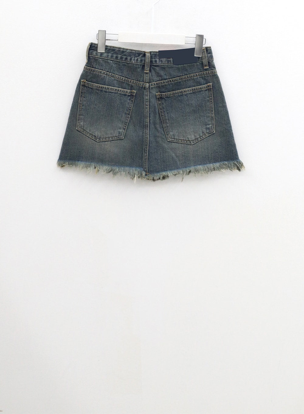 Mid-Rise Denim Mini Skirt CM321