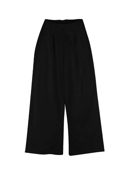 wide-leg-sweatpants-co523 / Black