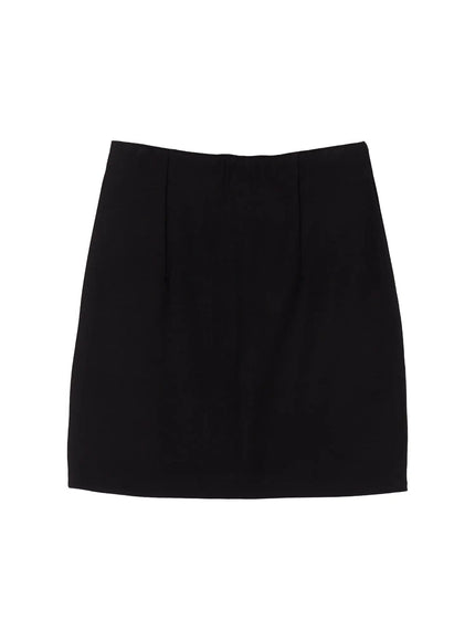 classic-h-line-mini-skirt-co524 / Black