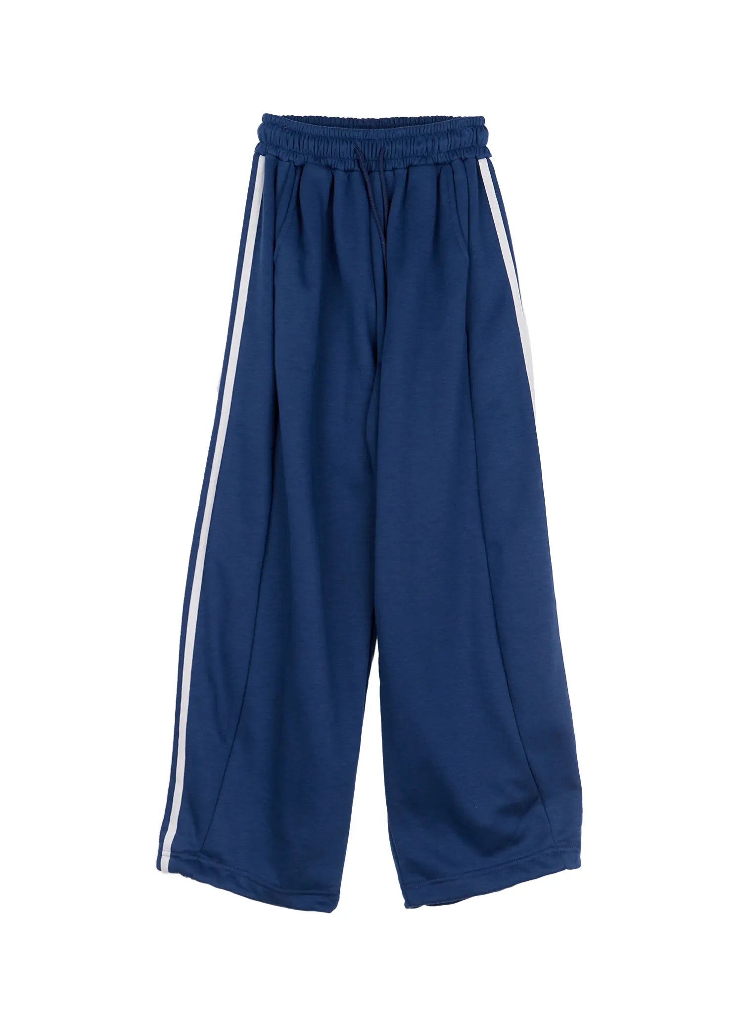 cozy-wide-leg-track-sweatpants-cn512 / Dark blue