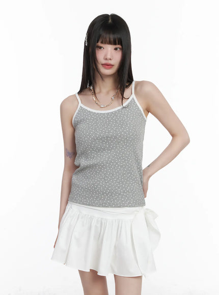floral-crop-cami-cm524 / Gray