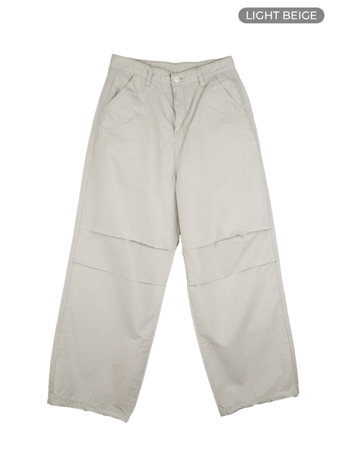 casual-wide-leg-pants-cy431 / Light beige