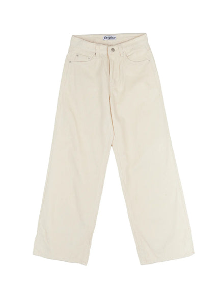 Corduroy Wide-Leg Cotton Pants CJ520