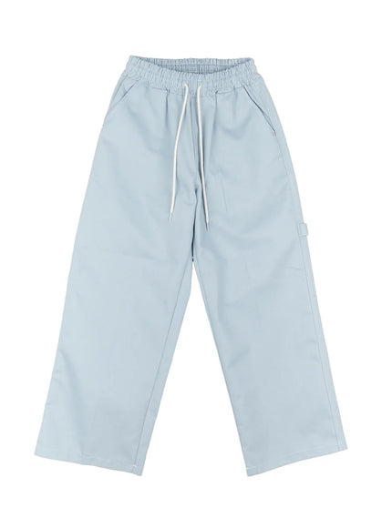 gawon-carpenter-wide-leg-jeans-cu517 / Light blue