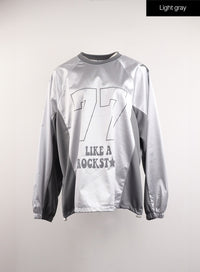 blokette-graphic-colorblock-sweatshirt-unisex-cj412 / Light gray