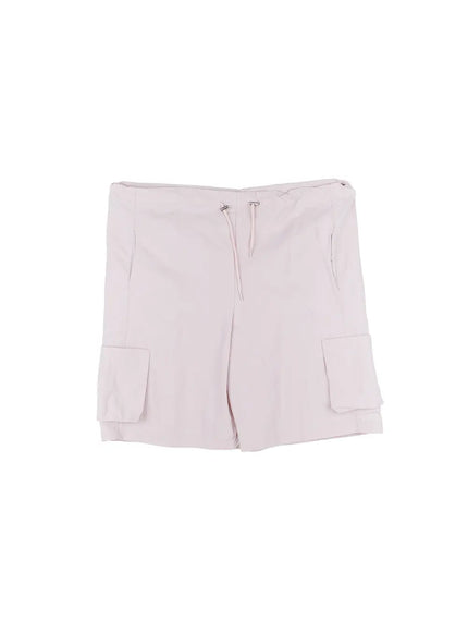 nylon-cargo-bermuda-shorts-cl509 / Light pink