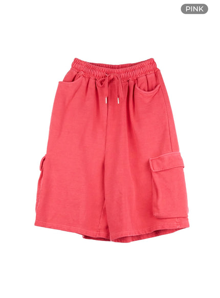 cargo-sweat-shorts-cl402 / Pink