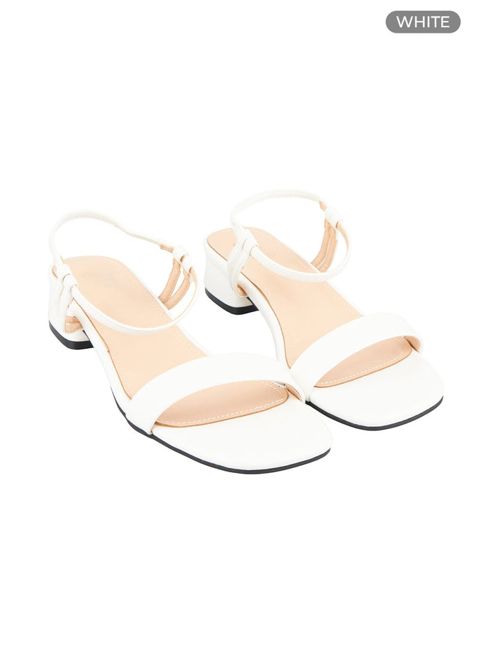 strap-faux-leather-sandals-ou411 / White